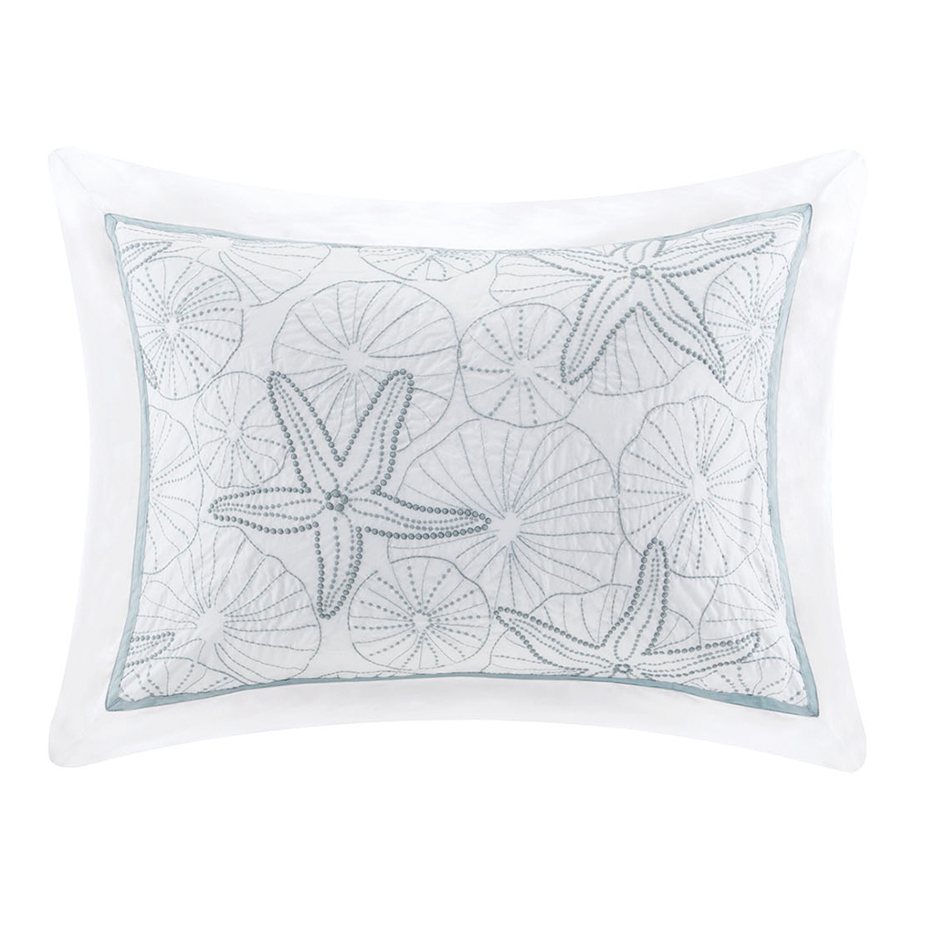 Harbor House 4pc Maya Bay White Cotton Embroidered Oversized Queen